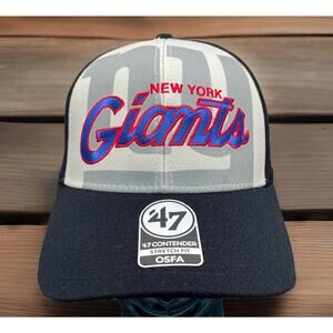 New York Giants NFL Hat Cap 47 Brand Contender NY Football New Fast Ship